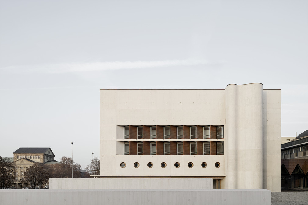 Die neue Württembergische Landesbibliothek in Stuttgart von aussen / Foto: Brigida Gonzalez