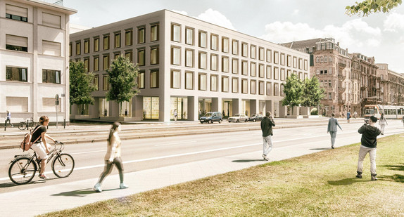 Visualisierung des künftigen Mannheimer Finanzamtgebäudes / Urheber: Schmucker und Partner