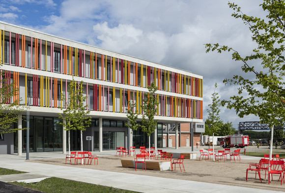 Hochbau Neubauten der Landesfeuerwehrschule Bruchsal Landesfeuerwehrschule Baden-Württemberg