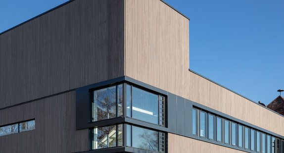 Laborneubau des Landwirtschaftlichen Technologiezentrums Augustenberg, Außenansicht