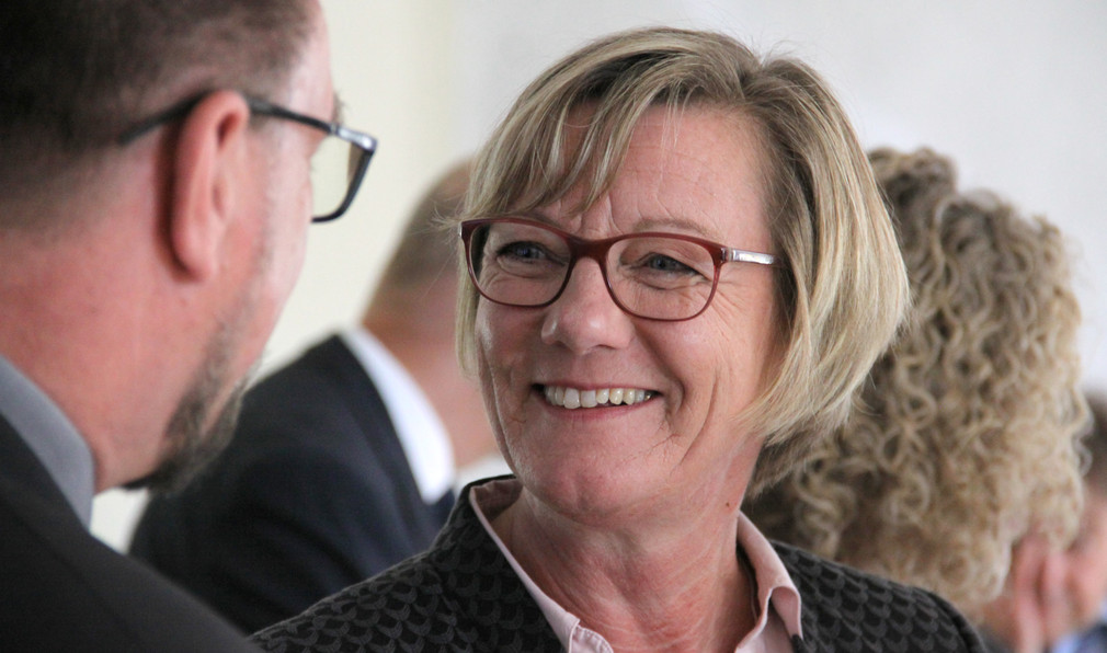 Finanzministerin Edith Sitzmann eröffnet das Fürstenhäusle in Meersburg