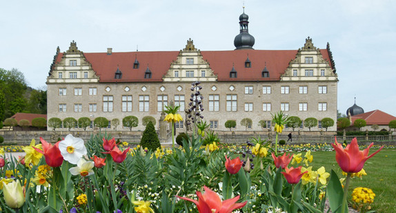 Frühjahrsblüte im barocken Lustgarten Weikersheim (Archivfoto)