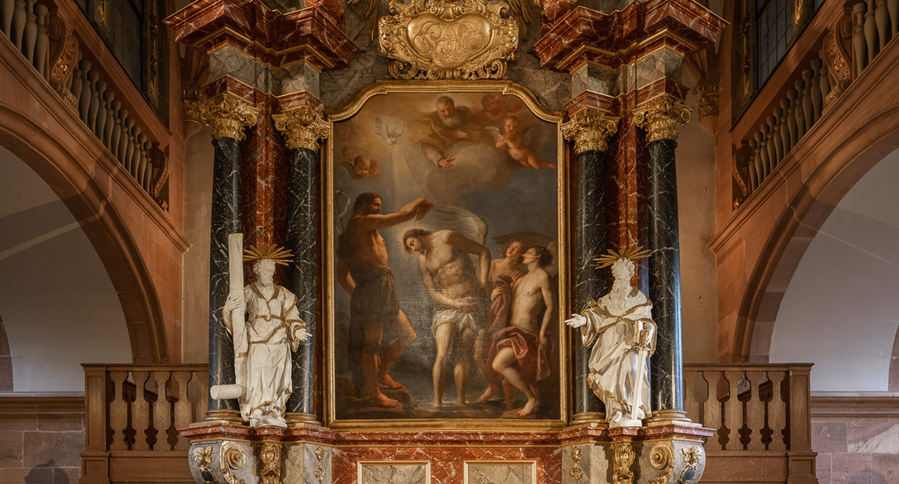 Restaurierter Altar in der Schlosskapelle Heidelberg