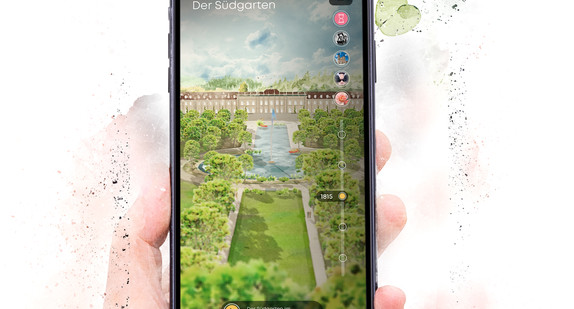 Neue App „BlüBa Rundgang“ macht digitalen Rundgang durchs Blühende Barock Ludwigsburg möglich.