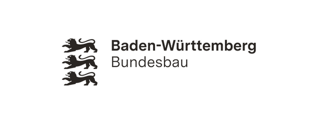 Logo des Bundesbaus Baden-Württemberg, verlinkt zu Karriereinformationen.