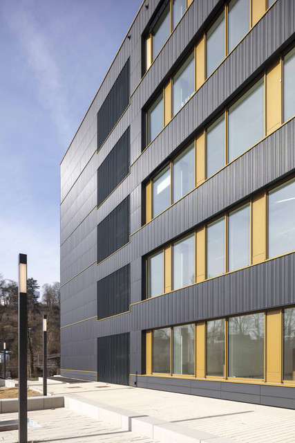 Vermögen und Bau Neubau an die DHBW Heidenheim übergeben Visualisierung des Neubaus der DHBW Heidenheim