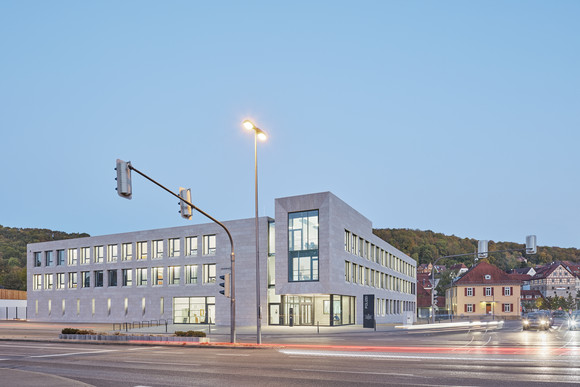 Der Neubau des Polizeireviers in Schwäbisch Hall.