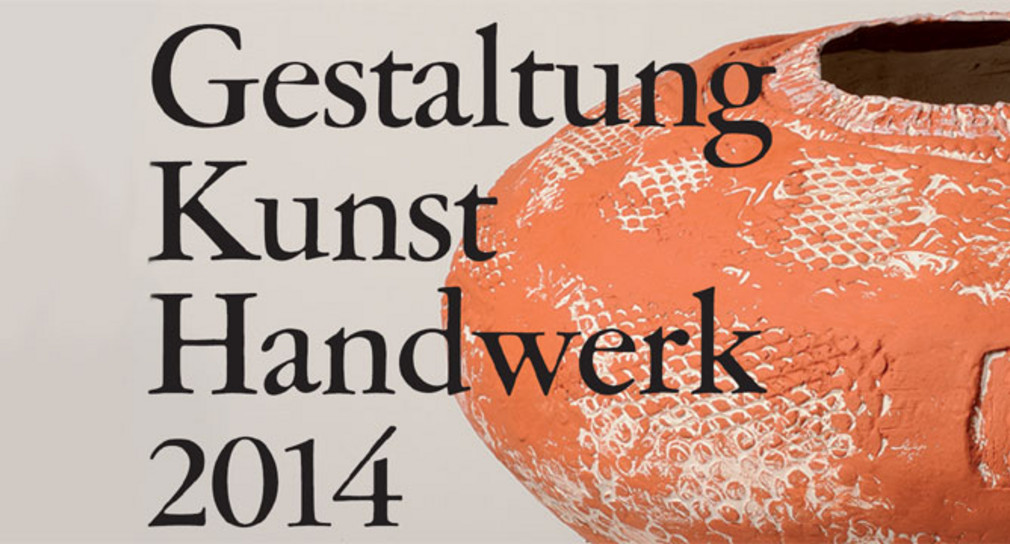 Wettbewerb Landesausstellung Kunsthandwerk in Karlsruhe Logo zum Staatspreis Gestaltung Kunst Handwerk 2014