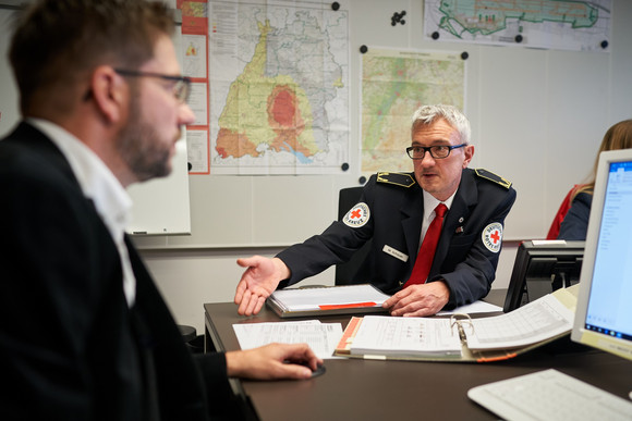 Sicherheit BWTEX 2019 Zur BWTEX 2019 gehörte auch eine Stabsrahmenübung, die am 18. Oktober 2019 stattfand.