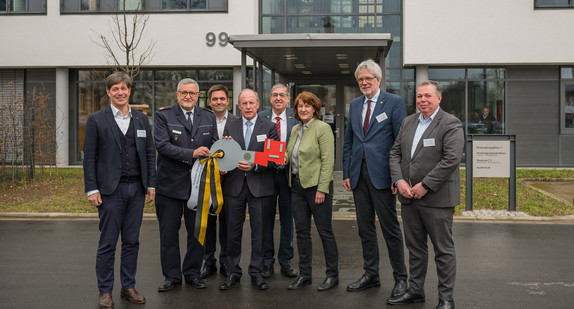 Gebäudeübergabe Kriminalpolizeidirektion und Verkehrsdienst in Heidelberg mit Staatssekretärin Gisela Splett