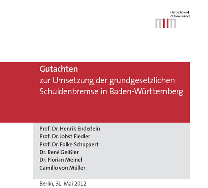 Titel: Gutachten zur Umsetzung der grundgesetzlichen Schuldenbremse in Baden-Württemberg