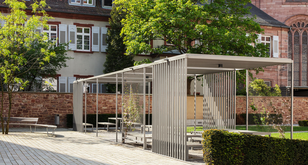 Foto des neustrukturierten Barockgarten Keltengasse in Heidelberg