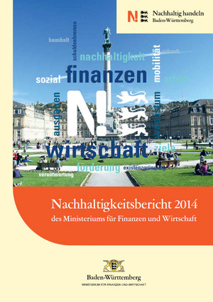 Titel der Broschüre: Nachhaltigkeitsbericht 2014