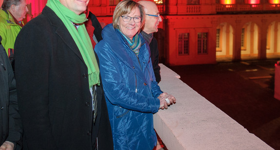 Finanzministerin besucht Residenzschloss Rastatt und Schlossweihnacht im Ehrenhof