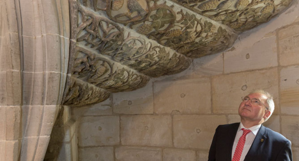 Schlösserreise Mittelstand trifft Schlösserland Staatssekretär Peter Hofelich besuchte am 27.und 28. Mai 2015 unter dem Motto "Mittelstand trifft Schlösserland" ausgewählte Monumente der Staatlichen Schlösser und Gärten Baden-Württemberg.