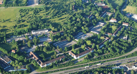 Luftbild Polizeipräsidium Einsatz Göppingen
