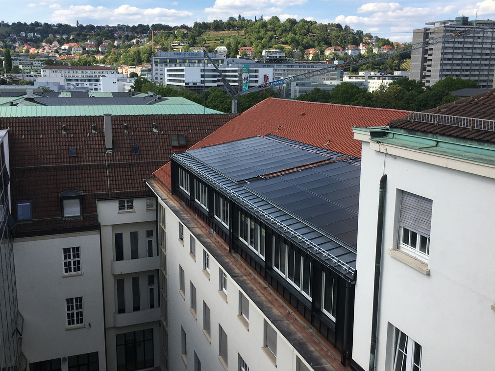 Innovative Kälteanlage für die Hochschule für Technik Stuttgart - Photovoltaik-Thermie-Anlage