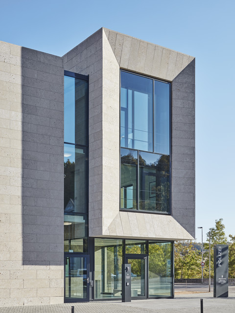 Der Neubau des Polizeireviers in Schwäbisch Hall.