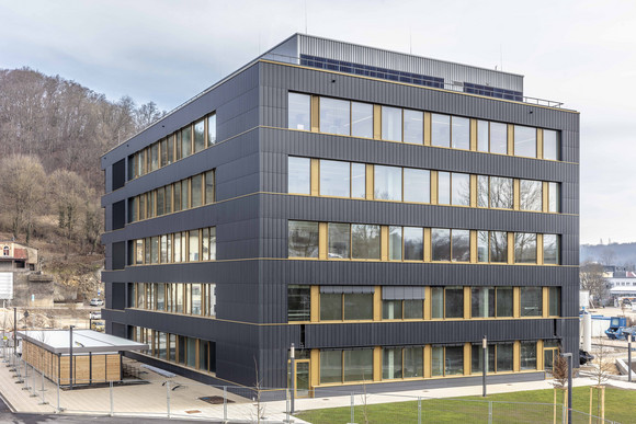 Vermögen und Bau Neubau an die DHBW Heidenheim übergeben Visualisierung des Neubaus der DHBW Heidenheim