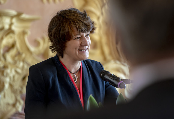 Schlösser und Gärten Themenjahr feierlich eröffnet Gisela Splett (Staatssekretärin im Ministerium für Finanzen Baden-Württemberg)