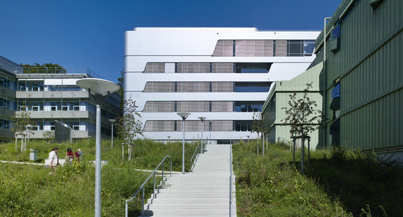 Eingang Neubau Forschungsgebäude Biologie, VCC Konstanz