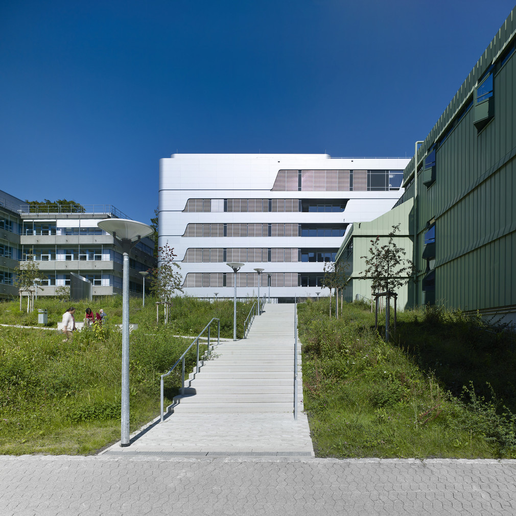 Eingang Neubau Forschungsgebäude Biologie, VCC Konstanz