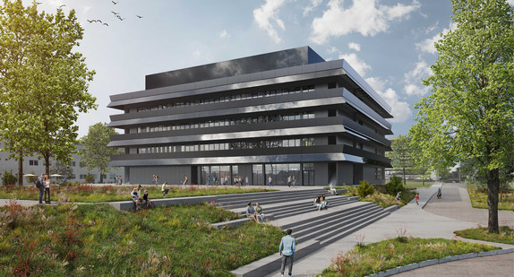 Grundsteinlegung Ersatzbau Chemie Hochschule Reutlingen Außenperspektive