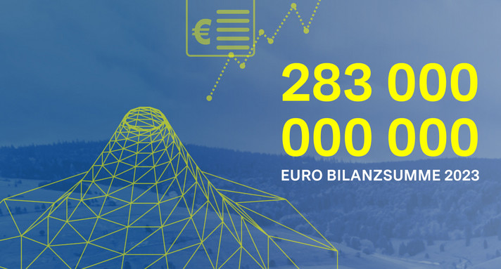 Vermögensrechnung des Landes Baden-Württemberg vom 31. Dezember 2023, abgebildet die Bilanzsumme von 283 Milliarden Euro